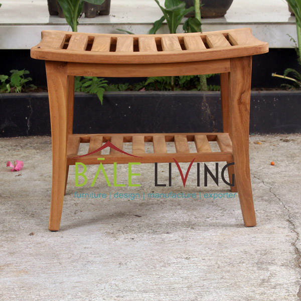 Teak Garden Contemporary Shower Bench And Seat