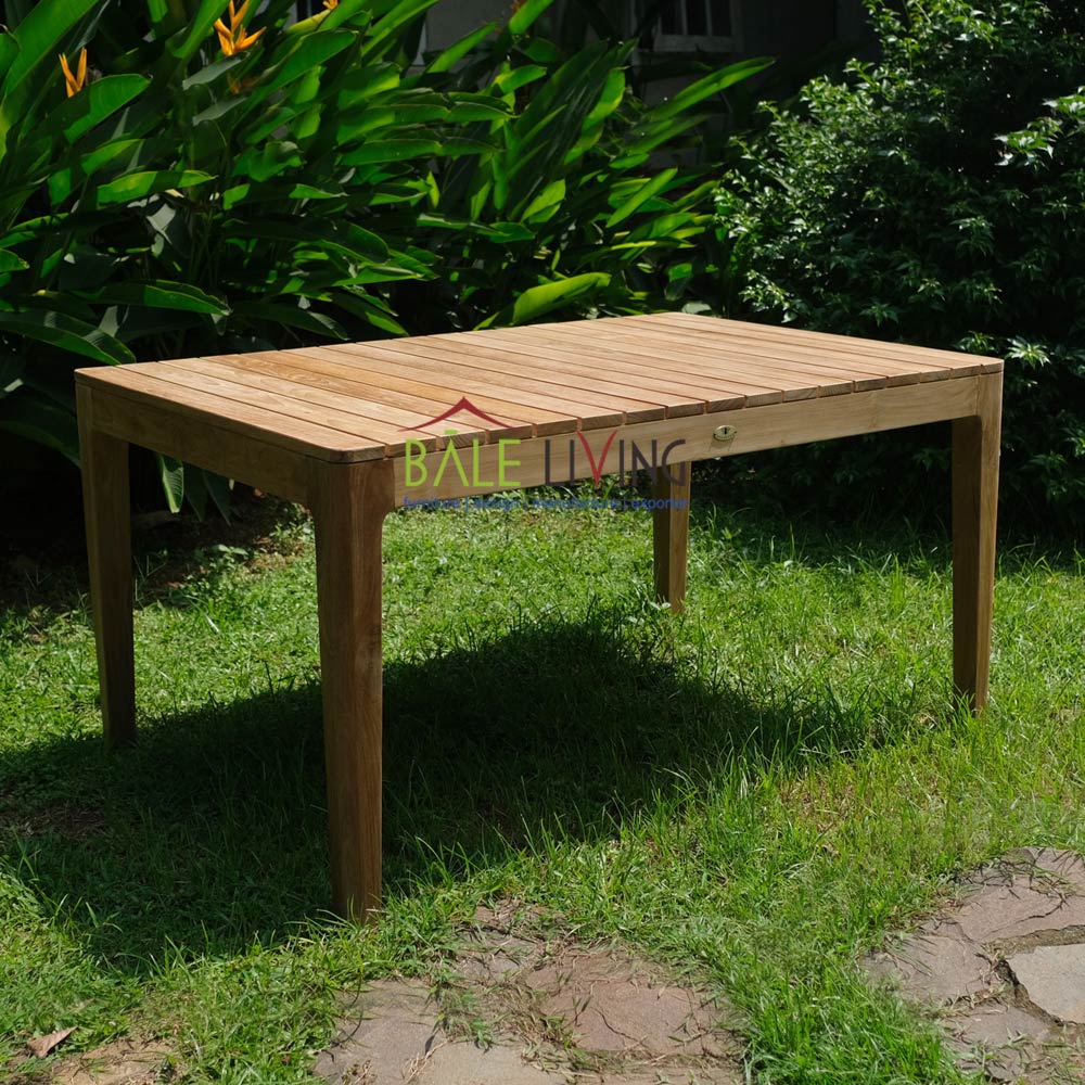 Teak Dinning Table Rectangular - Image 2