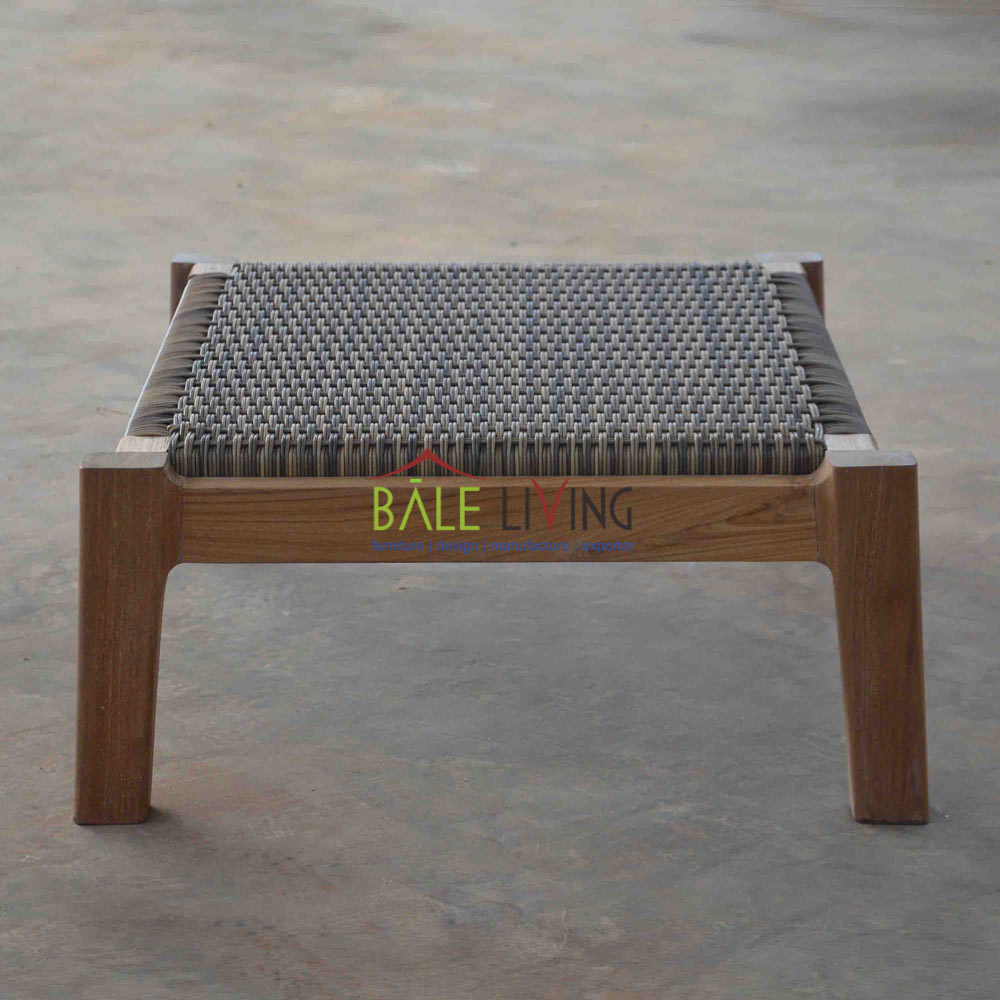 Mesa Teak Ottoman - Image 4