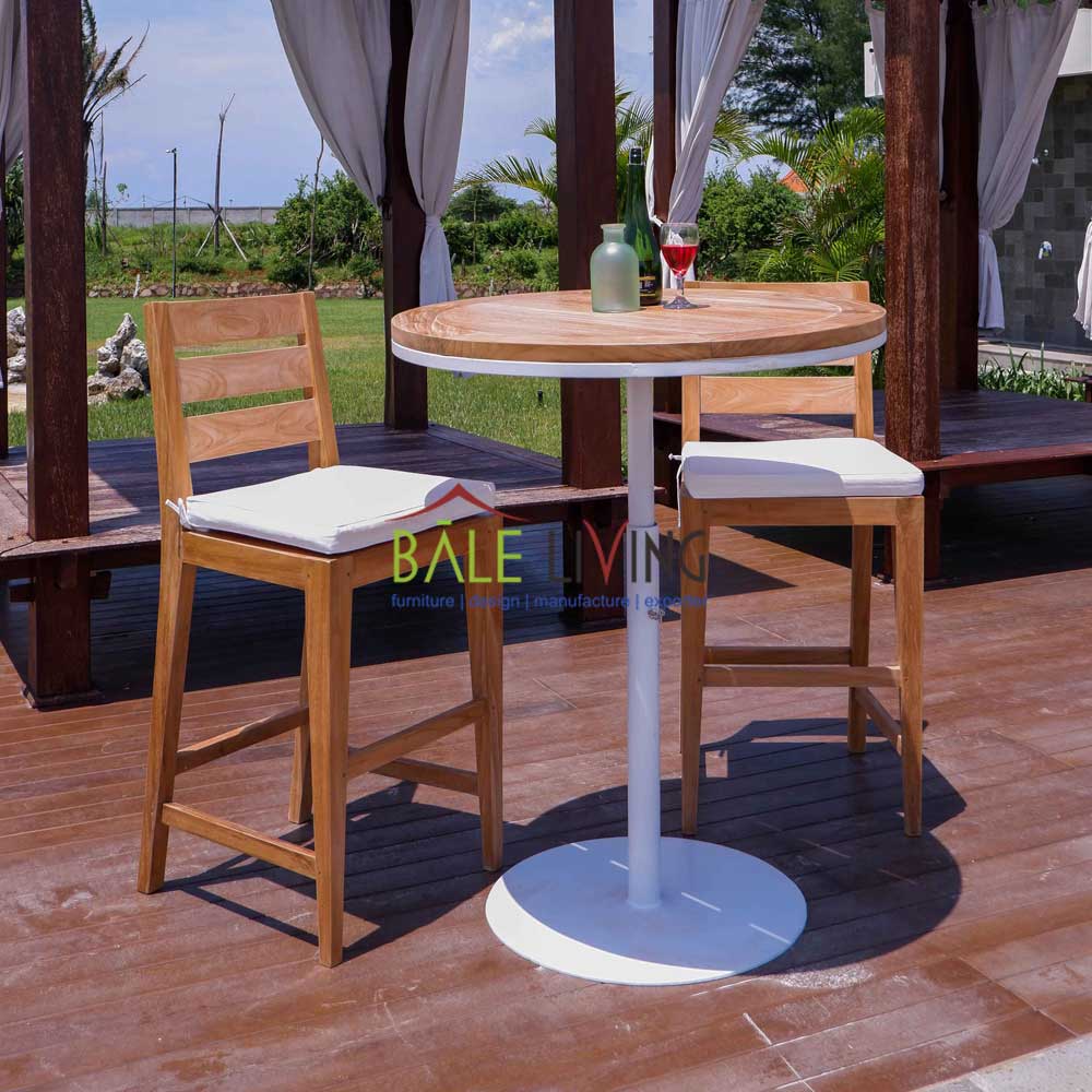 Catalina Teak Bar Chair - Image 6