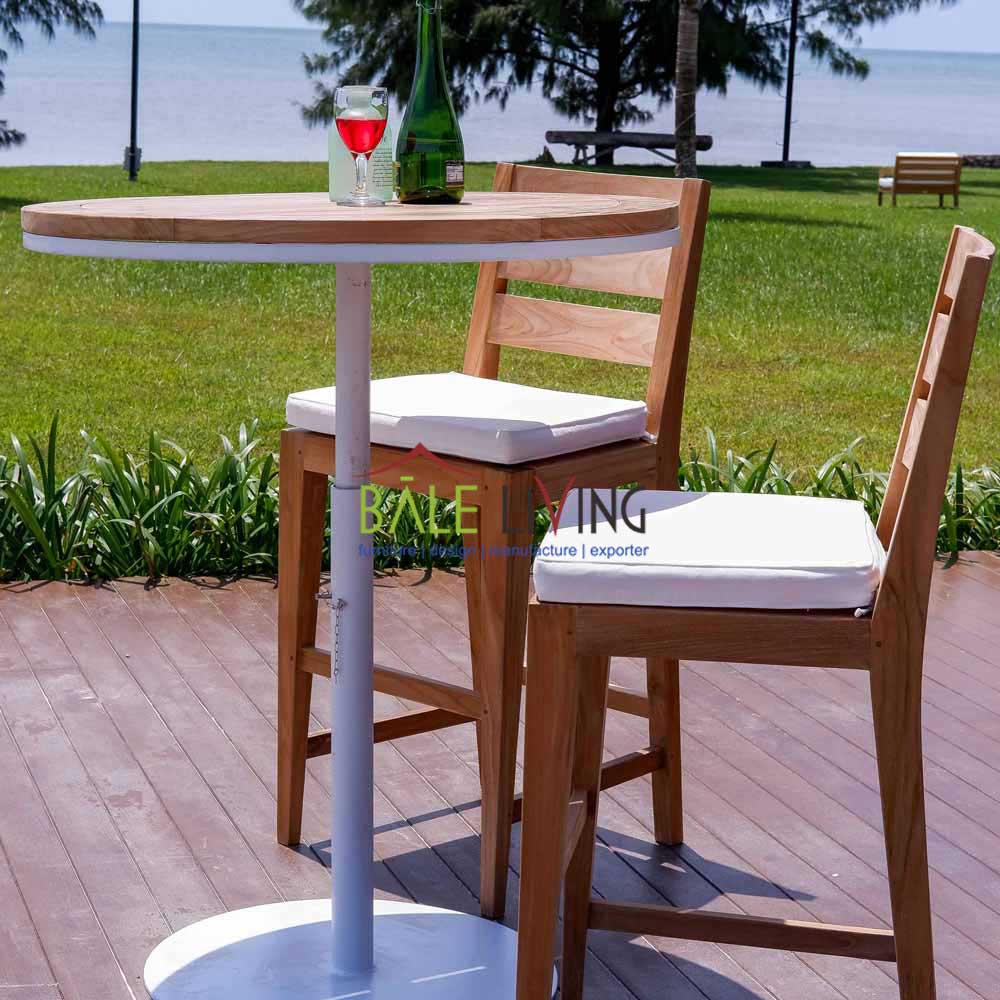 Catalina Teak Bar Chair - Image 3