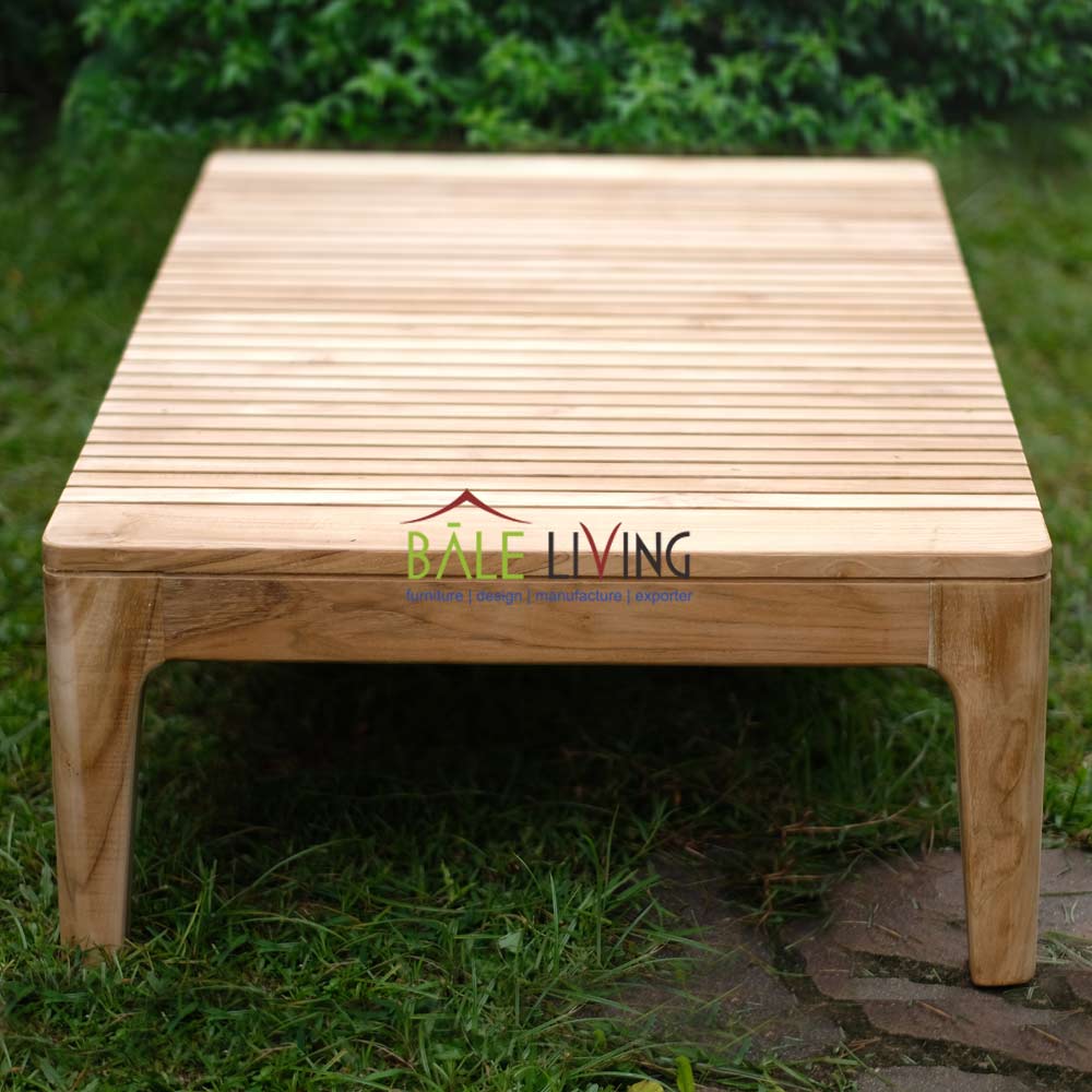 Teak Coffee Table Rectangular - Image 6