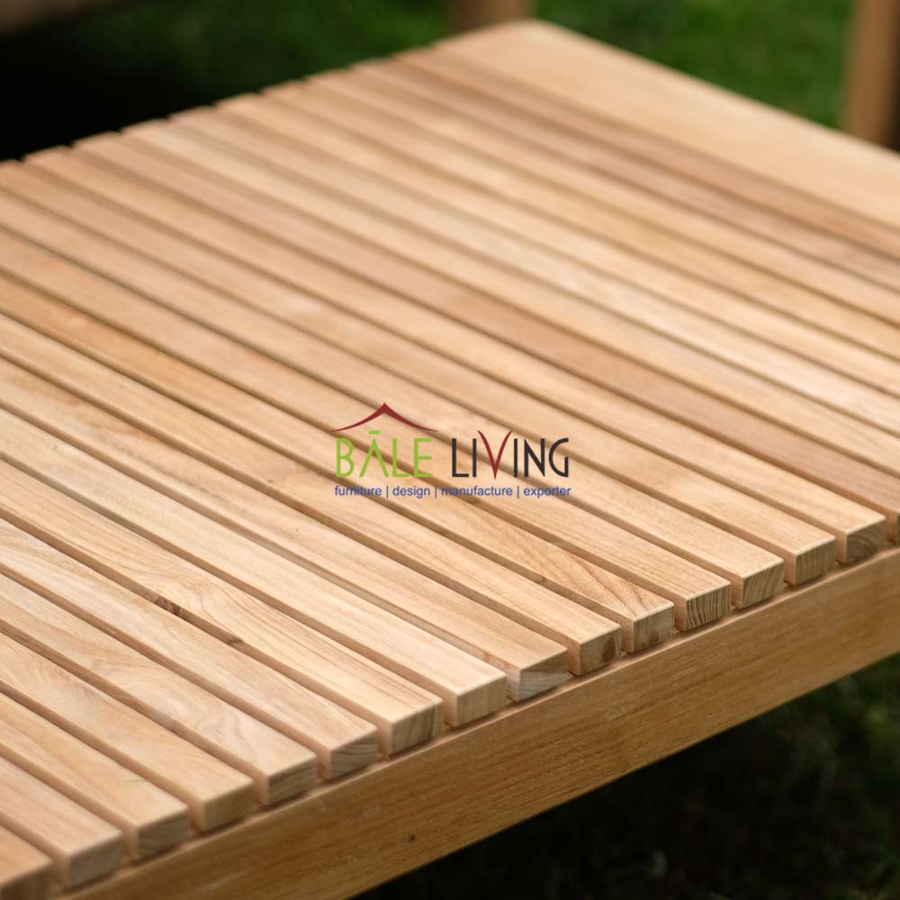 Teak Coffee Table Rectangular - Image 5