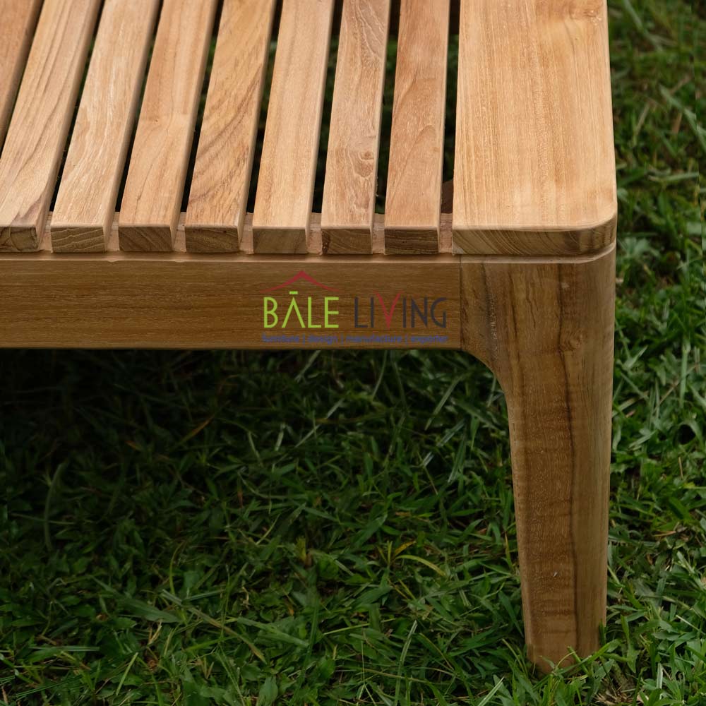 Teak Coffee Table Rectangular - Image 4