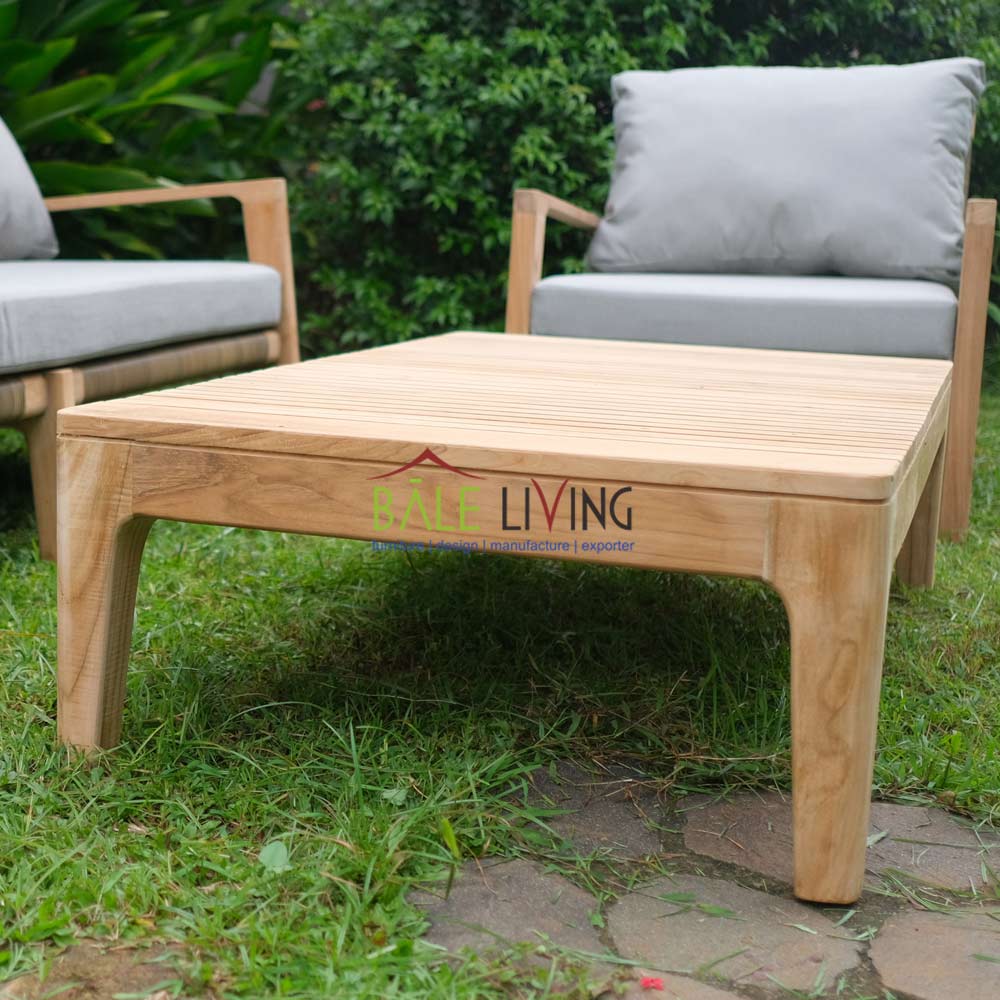 Teak Coffee Table Rectangular - Image 3