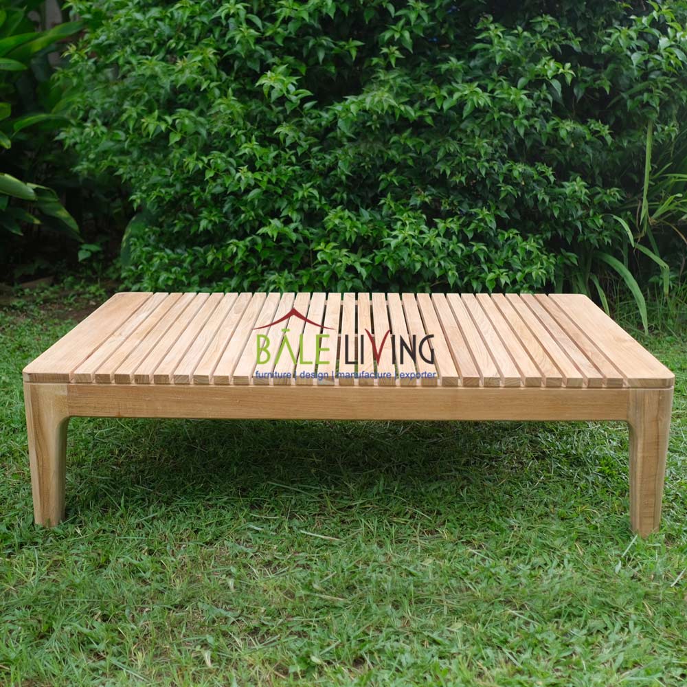 Teak Coffee Table Rectangular - Image 2