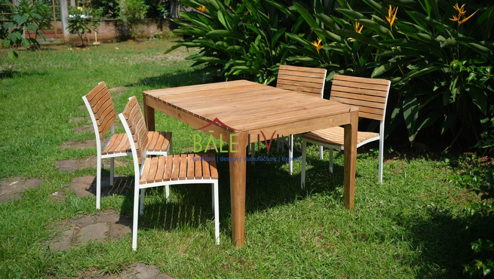 Teak Dinning Table Rectangular - Image 6