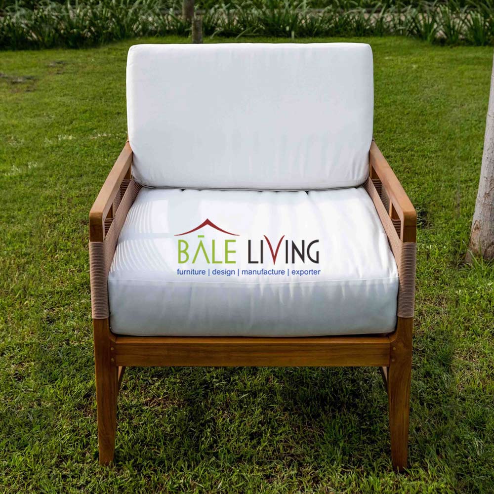 Almafi Teak Outdoor Chair - Image 4