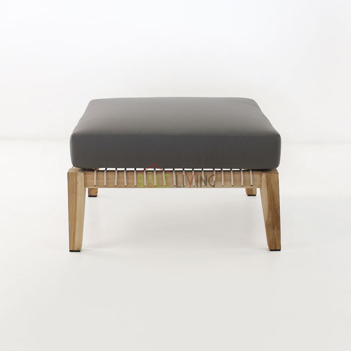 Bisma Teak Ottoman - Image 2