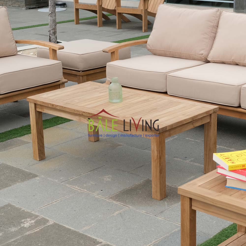Pavillion Teak Coffee Table - Image 7