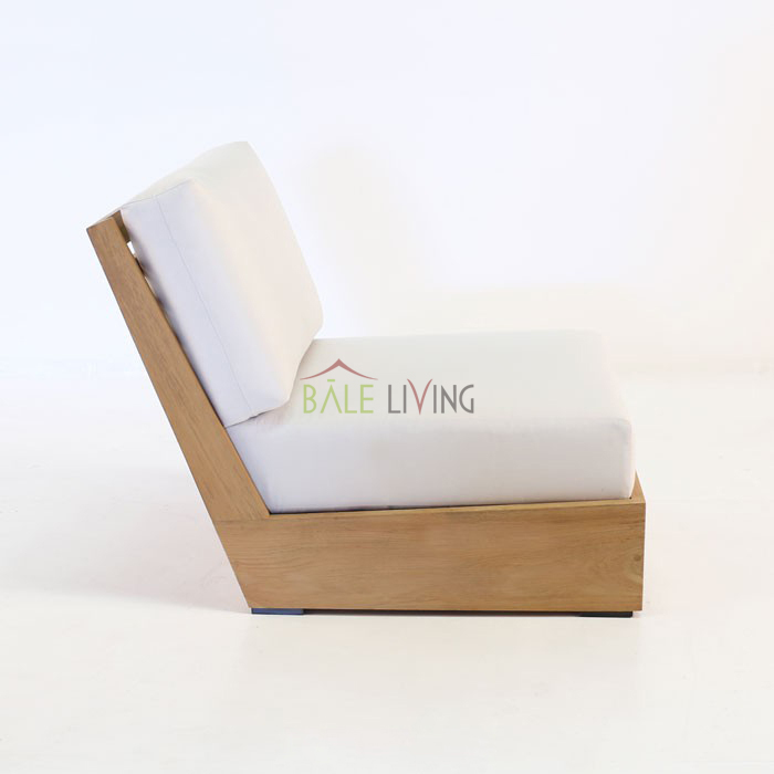 Nakula Teak Armless Chair - Image 4