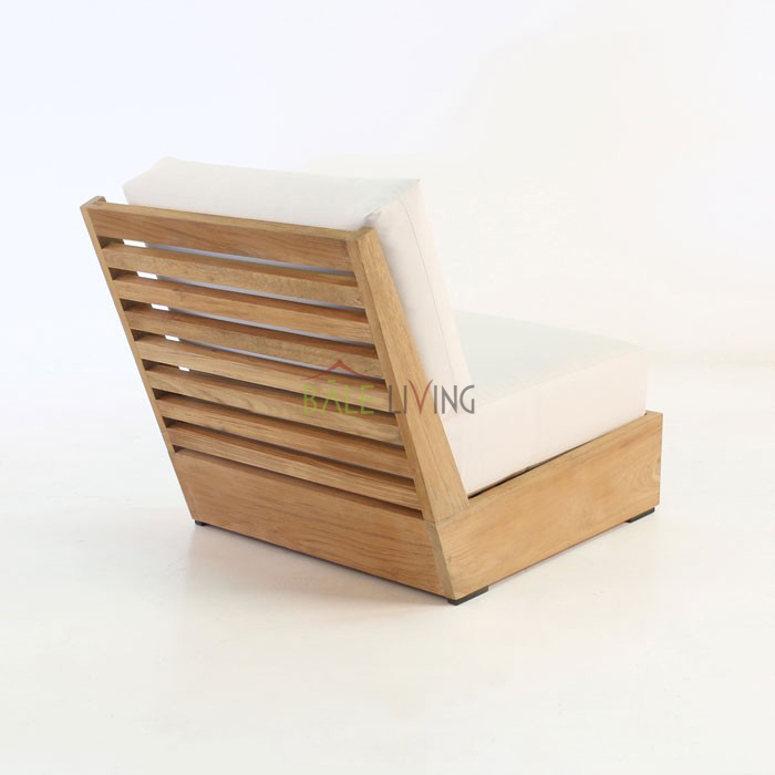 Nakula Teak Armless Chair - Image 2